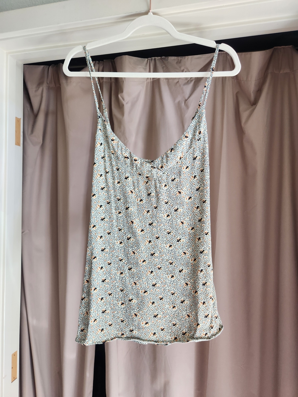 Floral Print Spaghetti Strap Cami Top